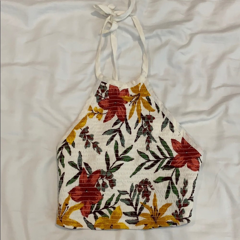 Crop top floral